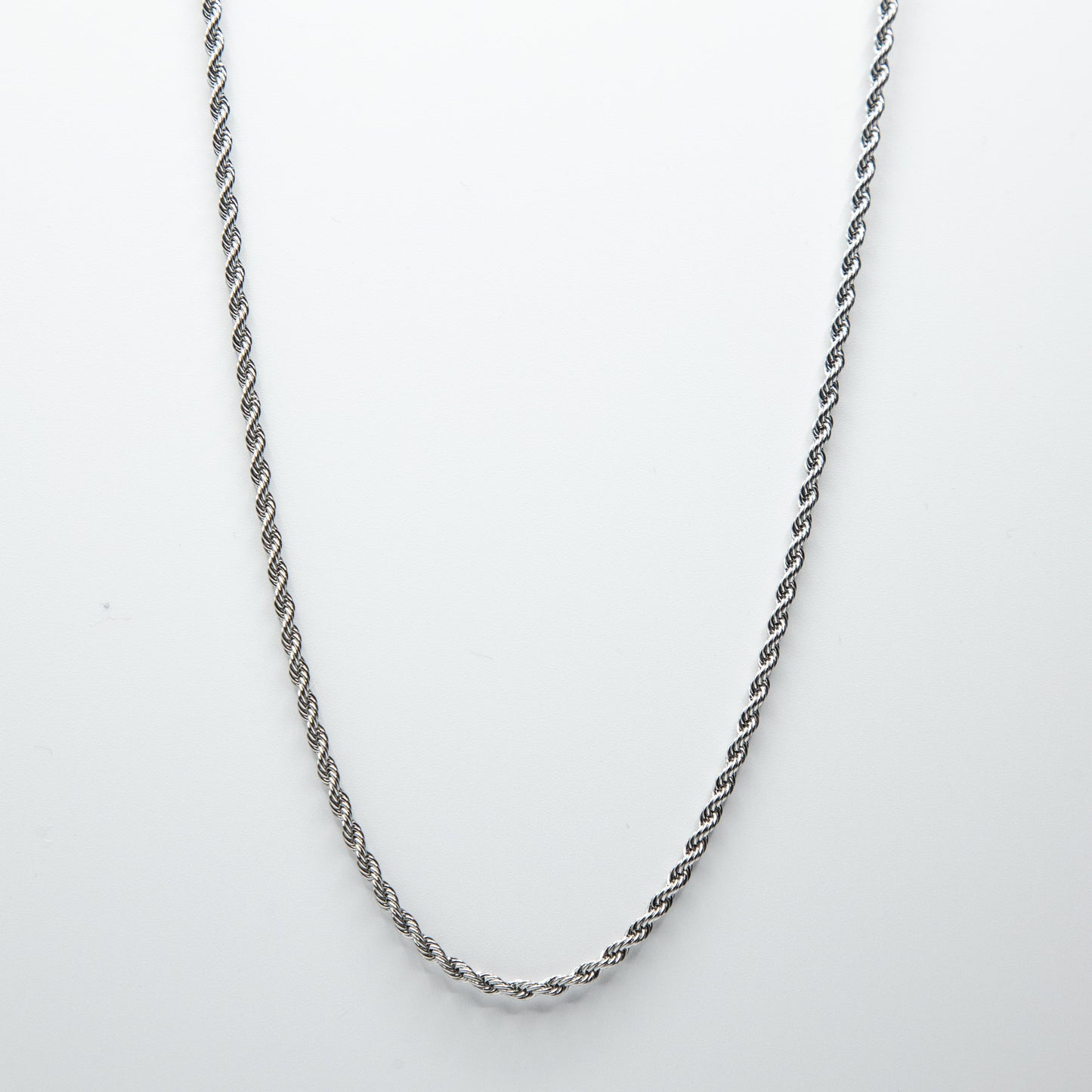 Silver Twisted Rope Chain